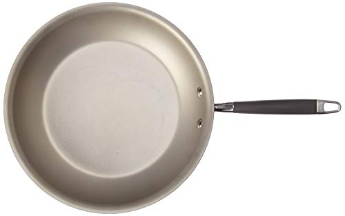 Anolon Advanced Hard-Anodized Nonstick French Skillet (10 & 12 - inch, Pewter)
