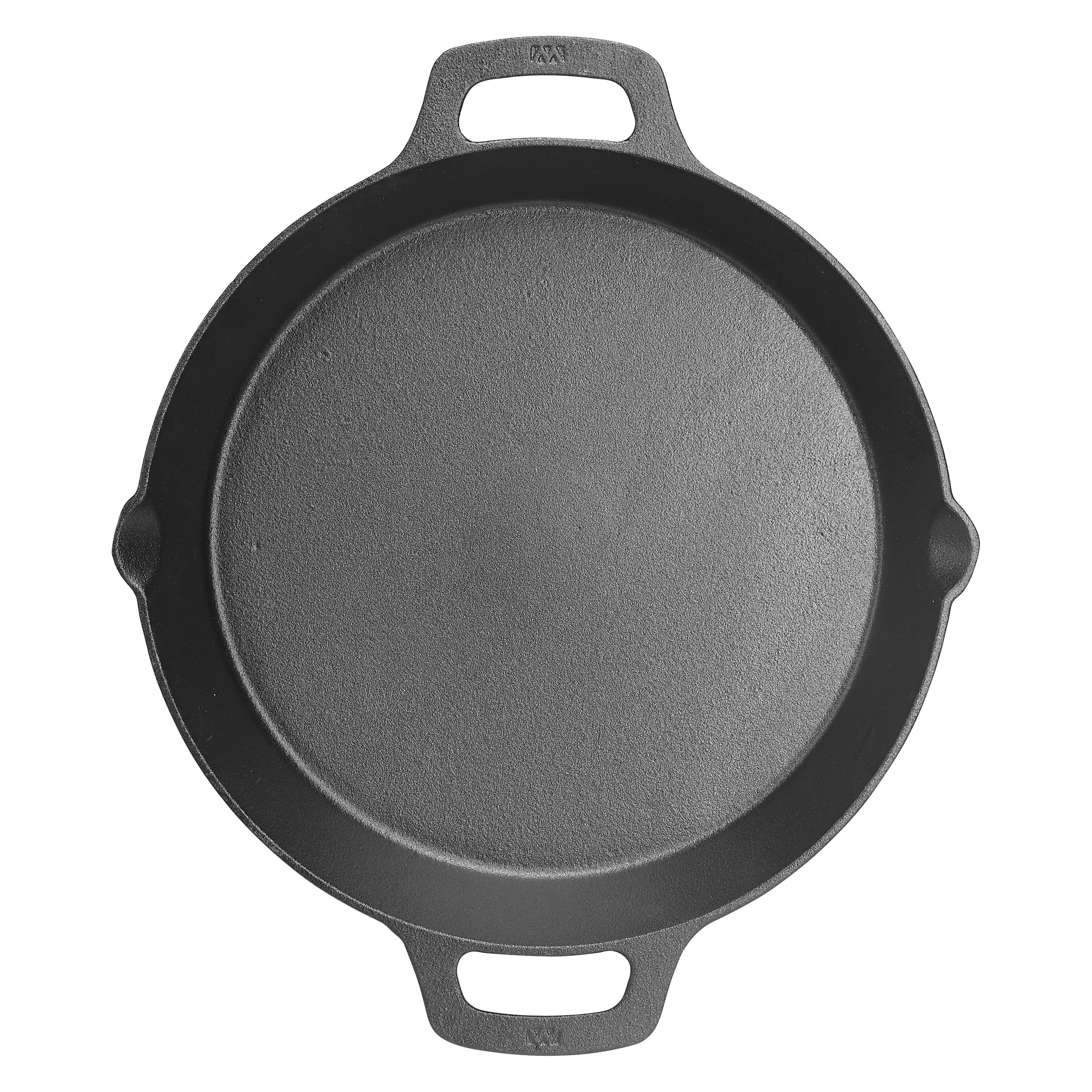 WINCO Cast Iron Skillet, Black , 12"