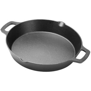 WINCO Cast Iron Skillet, Black , 12"