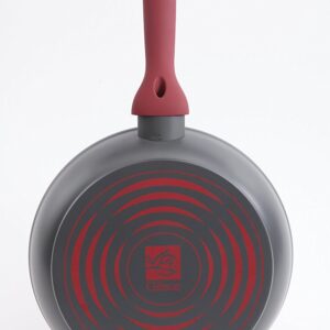 Gibson Home Marengo 10 Inch Non-Stick Skillet, Red