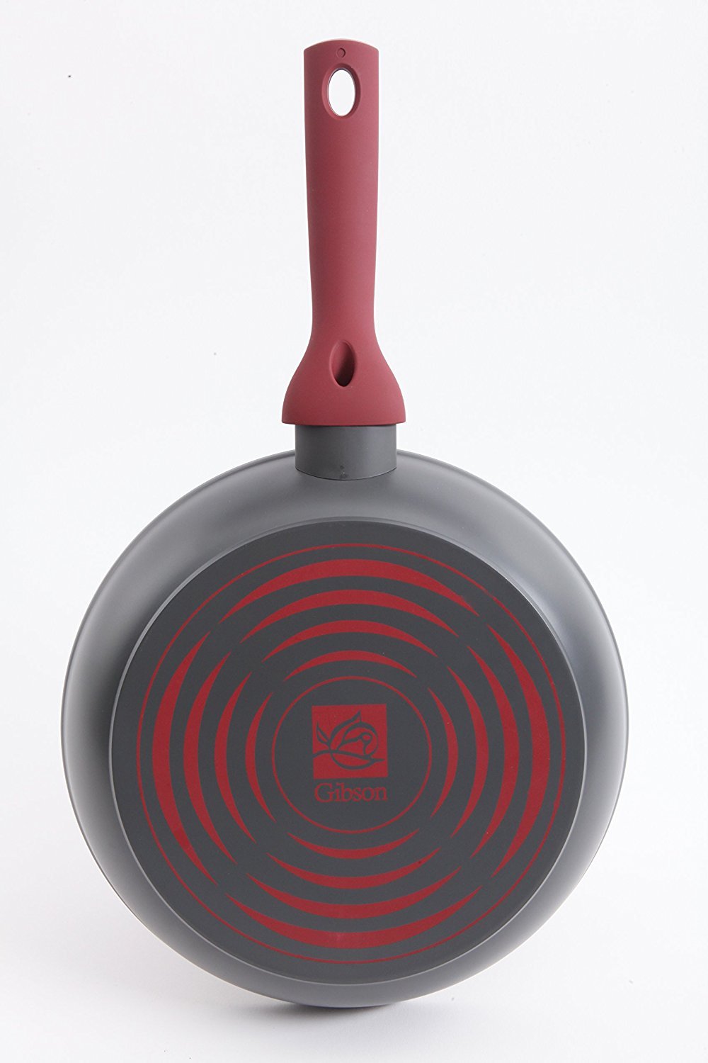 Gibson Home Marengo 10 Inch Non-Stick Skillet, Red