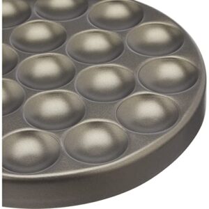 Patisse Pancake Aluminium Pan, Grey Metallic/Black