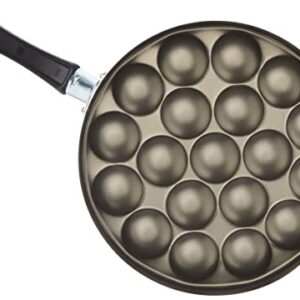 Patisse Pancake Aluminium Pan, Grey Metallic/Black