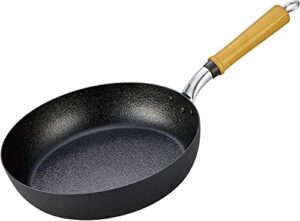 hokuriku aluminum a-2361 iron oil-blended black frying pan, 10.2 inches (26 cm)