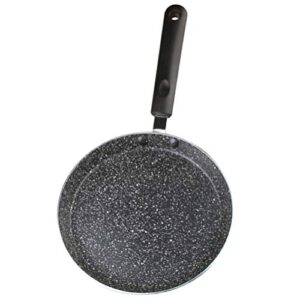 doitool 6 inch metal fry pan nonstick frying pan egg pan skillet practical kicthen cookware for home restaurant black