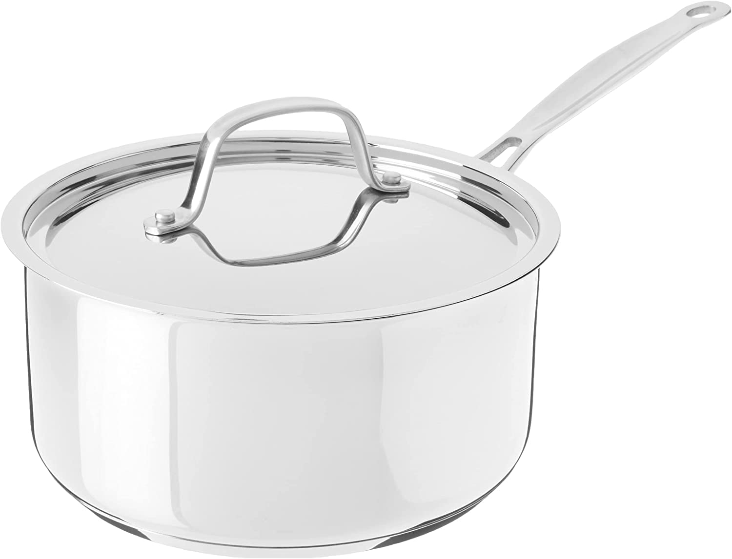 Cuisinart 722-24 10-Inch Chef's-Classic-Stainless-Cookware-Collection, Open Skillet & 7193-20 3-Quart Chef's-Classic-Stainless-Cookware-Collection, Saucepan w/Cover