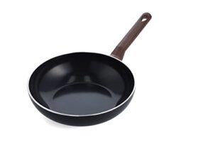 bk simply ceramic, ceramic nonstick induction 11" nonstick frying pan skillet, pfas free, dishwasher safe, black