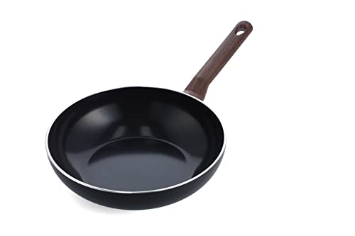 BK Simply Ceramic, Ceramic Nonstick Induction 11" Nonstick Frying Pan Skillet, PFAS Free, Dishwasher Safe, Black