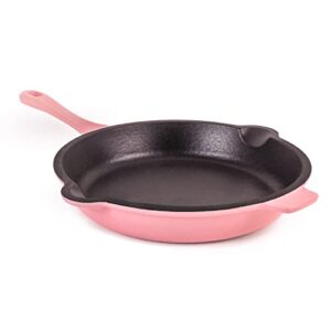 berghoff neo 10" enameled cast iron fry pan, even heat, oven safe up to 400°f