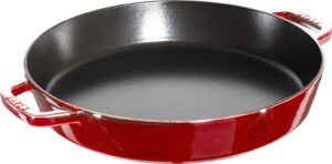 staub cast iron, frying pan, cherry, 34 cm