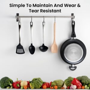 Chef's Star Nonstick Frying Pan with cover, Skillet with Stay Cool Handle Frying Pan, Induction Compatible (Black 11 Inch Frying pan)