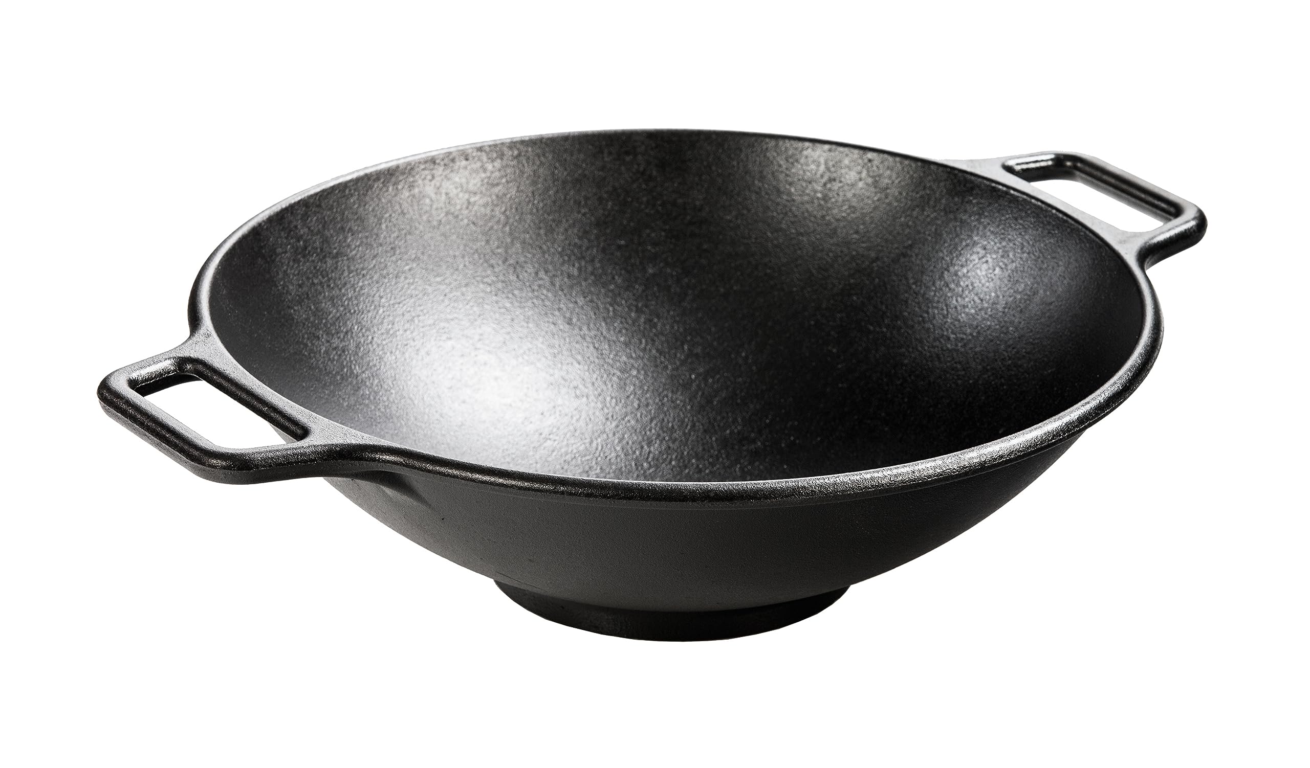 Lodge BOLD 14 Inch Seasoned Cast Iron Wok; Design-Forward Cookware