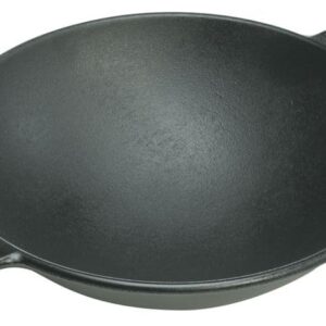 Lodge BOLD 14 Inch Seasoned Cast Iron Wok; Design-Forward Cookware