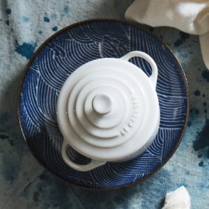 Le Creuset Stoneware Mini Round Cocotte, 8 oz., White