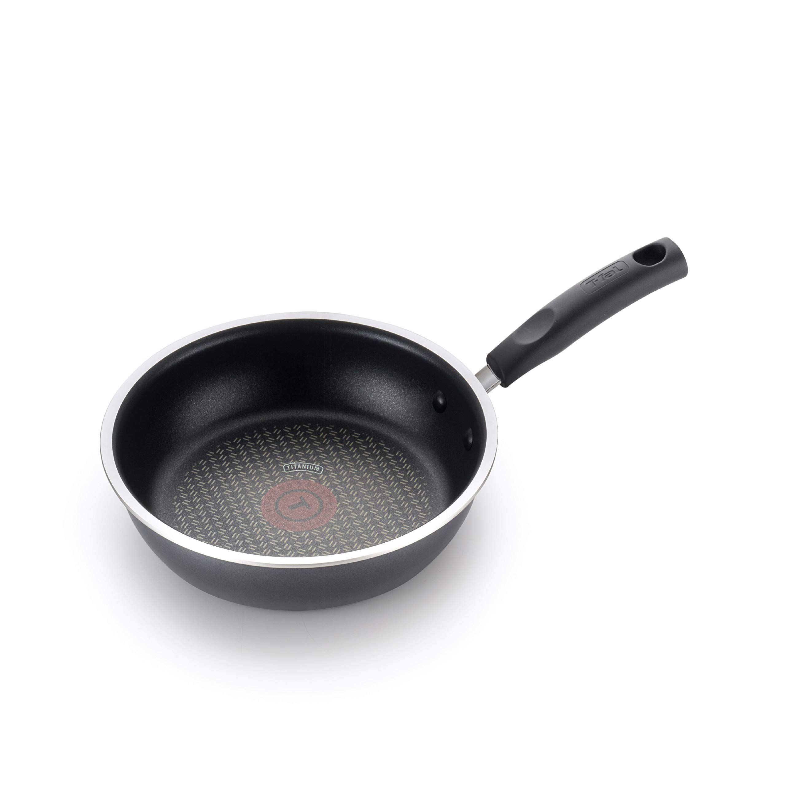 T-fal Signature Nonstick Fry Pan 8.5 Inch Oven Safe 350F Cookware, Pots and Pans, Dishwasher Safe Black