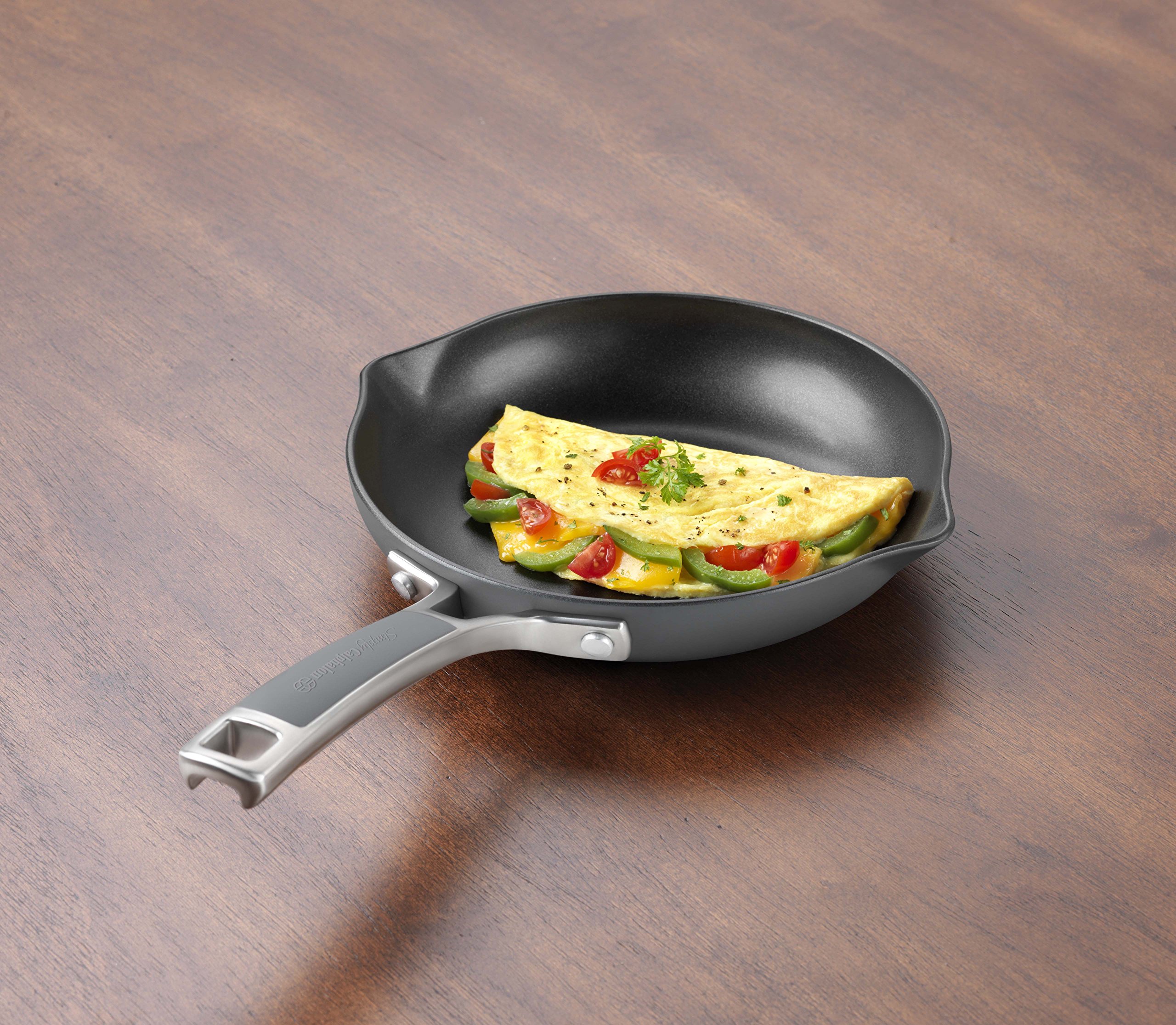 Calphalon Easy System Nonstick Omelette Pan, 8", Black