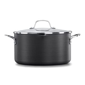 calphalon classic hard-anodized nonstick cookware, 7-quart dutch oven with lid