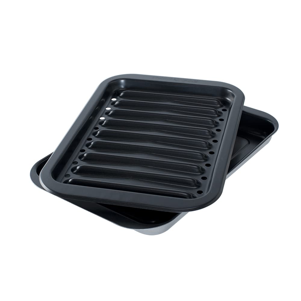 Nordic Ware Broiler Pan, 2-Piece Set, Nonstick