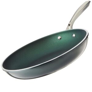 Granitestone Emerald Non Stick Frying Pan, 10” Frying Pan Nonstick, Long Lasting Non Stick Pan for Cooking, Egg Pan, Stay Cool Handle, Scratch Resistant, Easy Cleanup, Dishwasher Oven Safe, Toxin Free