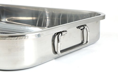 ExcelSteel 591 Roasting Pan, Stainless