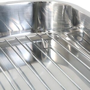 ExcelSteel 591 Roasting Pan, Stainless