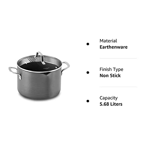 Calpahlon Classic Nonstick 6 Quart Stockpot with Cover