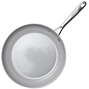 TECHEF - CeraTerra 12" Ceramic Nonstick Frying Pan Skillet, (PTFE, PFAS, and PFOA Free), Dishwasher Oven Safe, Stainless Steel Handle, Induction-Ready, Made in Korea (12-in)