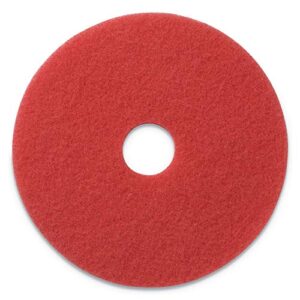 americo glit/microtron 404420 daily cleaning and buffing pad, 20", red (pack of 5)