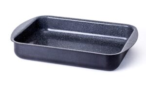ceramic coated roasting pan/lasagna pan - with natural nonstick coating, safe for stovetop and oven use / 16.1 x 11.7 x 2.7 inch
