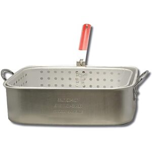king kooker kk6 15-quart aluminum rectangular fry pan and basket