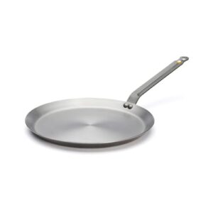 de buyer mineral b carbon steel crepe & tortilla pan - 12” - ideal for making & reheating crepes, tortillas & pancakes - naturally nonstick - made in france