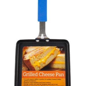 Items 4 U!, Grilled Cheese Non-Stick Pan, 5.5 Inches, Square, 1-pack