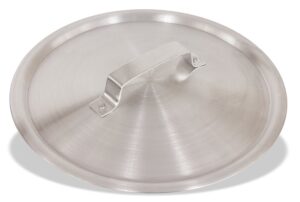 crestware frydc14 14" aluminum fry pan dome cover, extra large, silver metallic