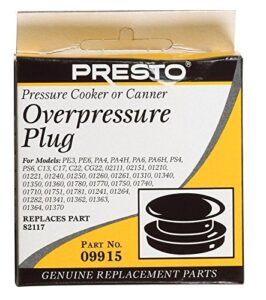 presto 09915 pressure cooker & canner over pressure plug