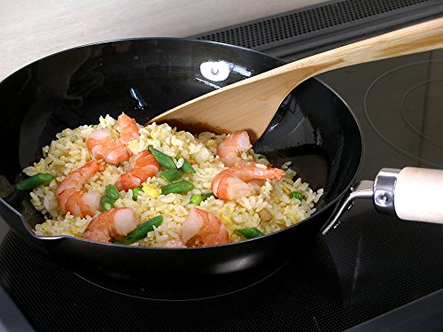 River Light Iron Frying Pan, Extreme Japan, 11.8 inches (30 cm), Induction Compatible, Made in Japan, Wok