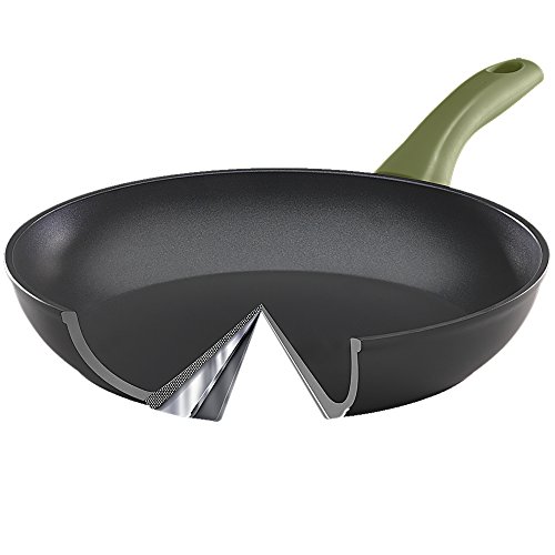 Bialetti Italian, 8", Non-Stick Saute Pan, 8 inch, Simply Green