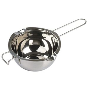 480ml stainless steel double boiler universal melting pot for melting chocolate, candy, candle, soap and wax(304 steel)