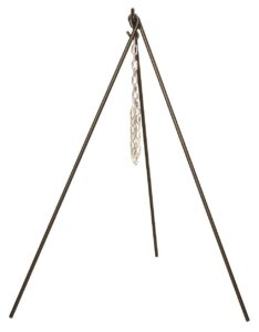 lodge 3tp2 camp dutch oven tripod, 43.5-inch,black