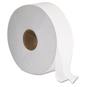 gen 1513 jrt jumbo bath tissue, septic safe, 2-ply, white, 12-inch diameter, 6/carton