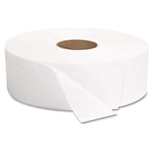 GEN 1513 JRT Jumbo Bath Tissue, Septic Safe, 2-Ply, White, 12-Inch Diameter, 6/Carton