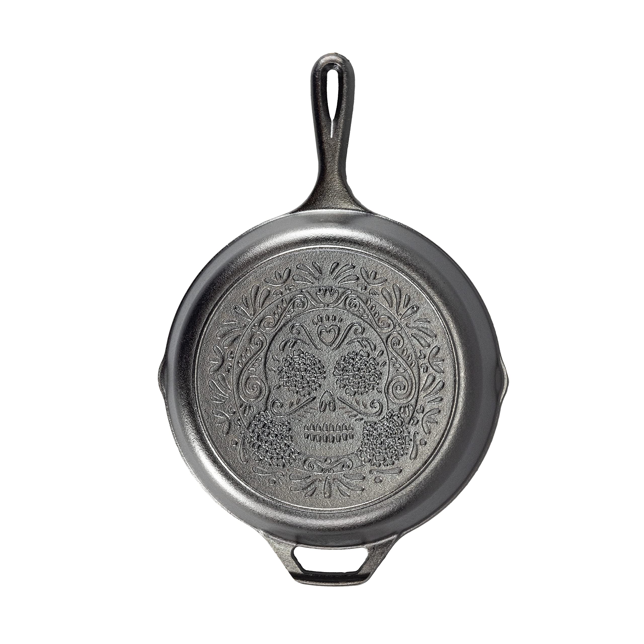 Lodge Seasoned Cast Iron Sugar Skull Skillet, 10.25 Inch