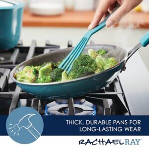 Rachael Ray Cook + Create Nonstick Frying Pan/Skillet, 10 Inch, Agave Blue