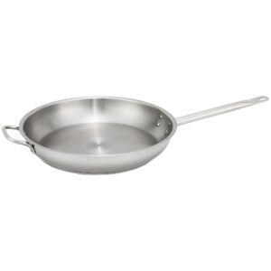 winware ssfp-14 frypanss, 14 inch, stainless steel