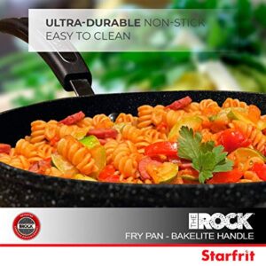THE ROCK by Starfrit 8" Fry Pan with Bakelite Handle, Black
