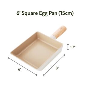 Neoflam Fika IH Induction Nonestick Frying pan Wok pot 5.9~11inch / korea cookware stew grill pan (Egg pan 15cm (5.9inch))