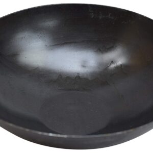 Marshal 11 INCH INDIAN PURE IRON LOHA KADHAI DEEP FRYING PAN KADHAI FOR FRYING, COOKING