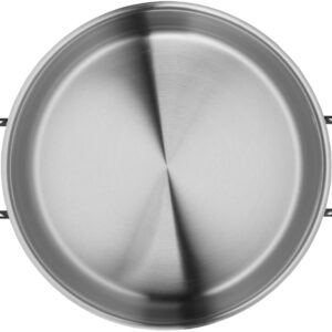 WMF Cookware Ø 24 cm Approx. 6,5L Diadem Plus Pouring Rim Glass Lid Cromargan® Stainless Steel Brushed Suitable for All Stove Tops Including Induction Dishwasher-Safe