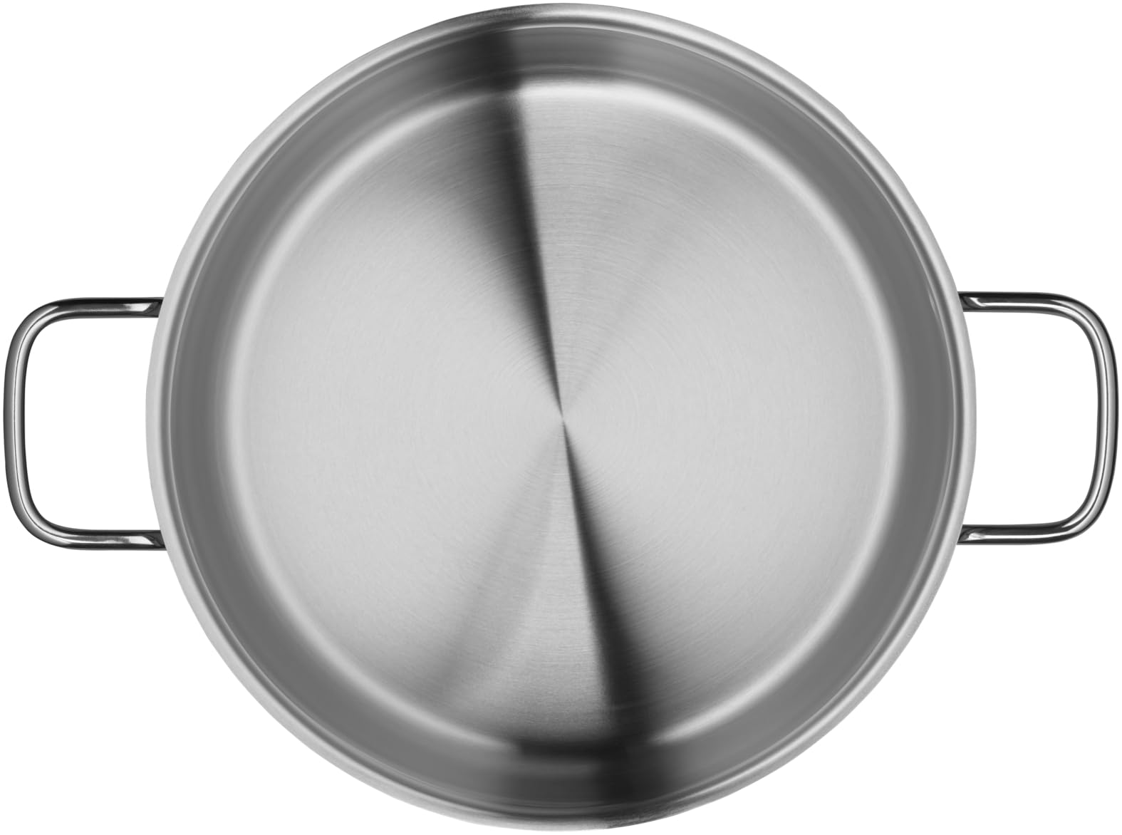 WMF Cookware Ø 24 cm Approx. 6,5L Diadem Plus Pouring Rim Glass Lid Cromargan® Stainless Steel Brushed Suitable for All Stove Tops Including Induction Dishwasher-Safe