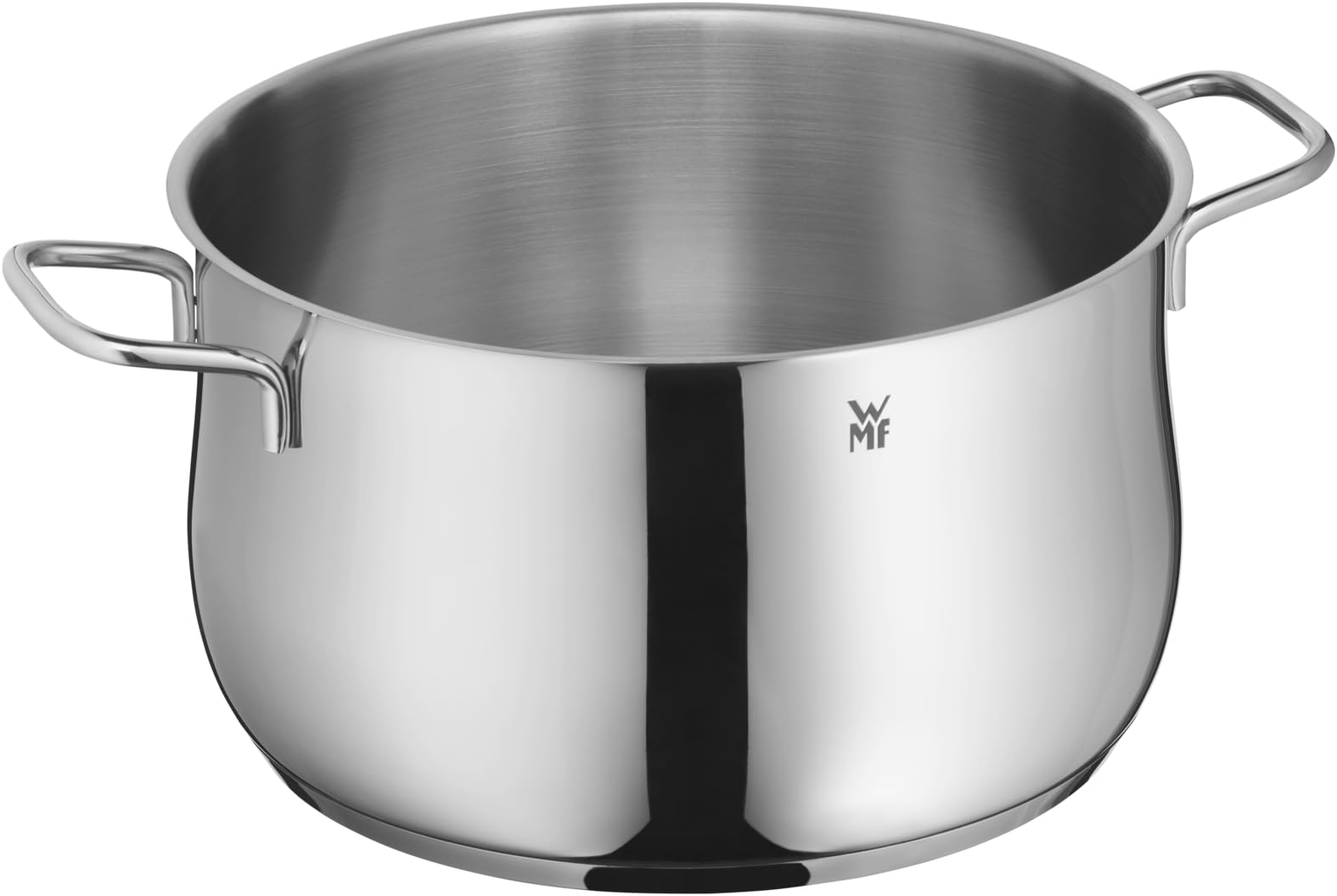 WMF Cookware Ø 24 cm Approx. 6,5L Diadem Plus Pouring Rim Glass Lid Cromargan® Stainless Steel Brushed Suitable for All Stove Tops Including Induction Dishwasher-Safe