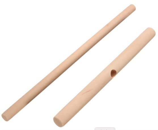 Assembly Required-HipGirl Wooden Crepe Spreader,Pancake Crepe Tools,煎饼Spatula Sticks for Griddle,Dosa Making&Crepe Making Accessories for Flat Tortilla Shells,Roti,Galettes-Round Food Pastry Tool